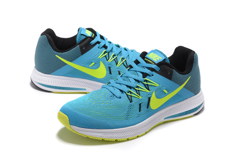 Nike Zoom Winflo 2 Blue Fluorscent Shoes - Click Image to Close